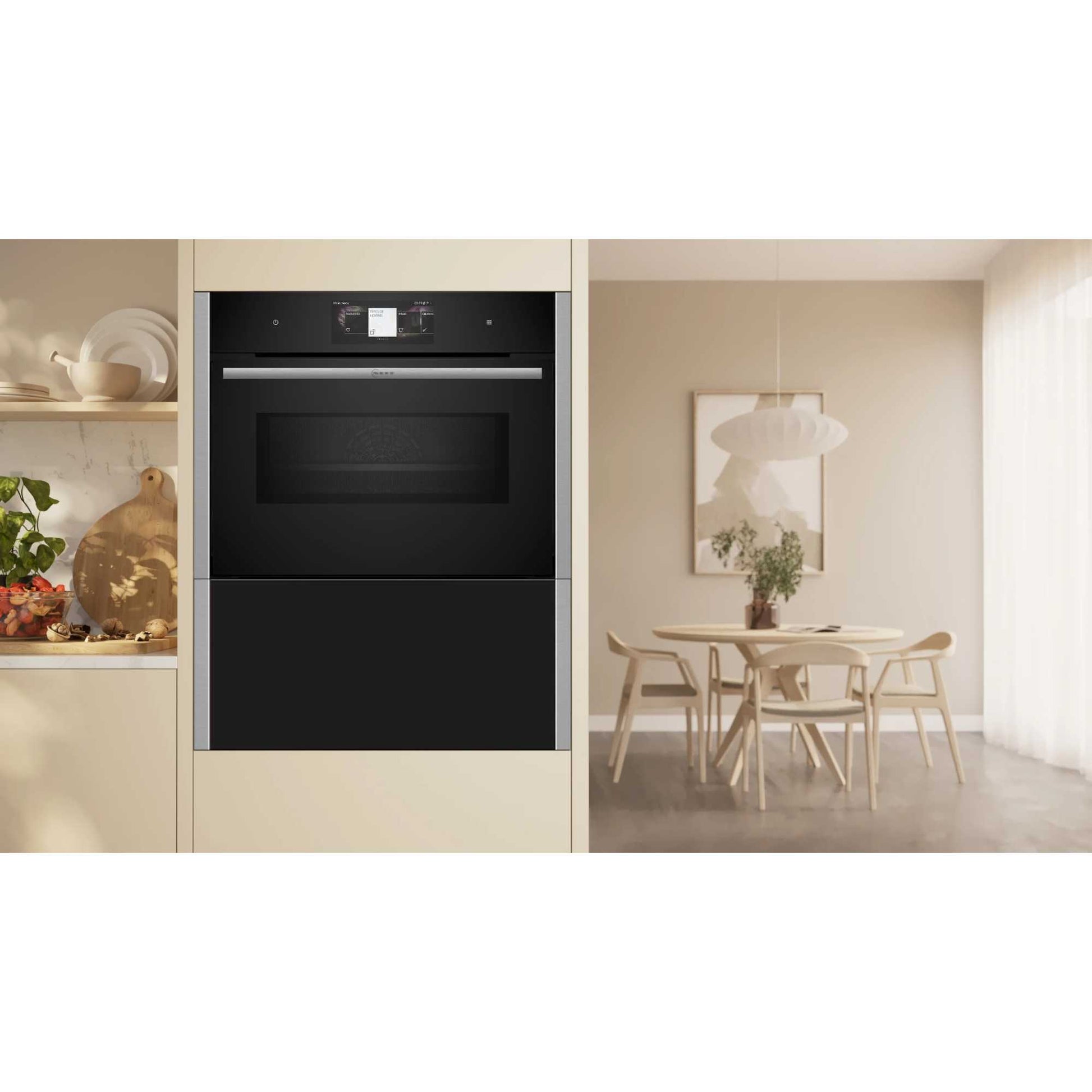 NEFF N34HA11N1B N 70 60cm Built-In Warming Drawer - Stainless Steel