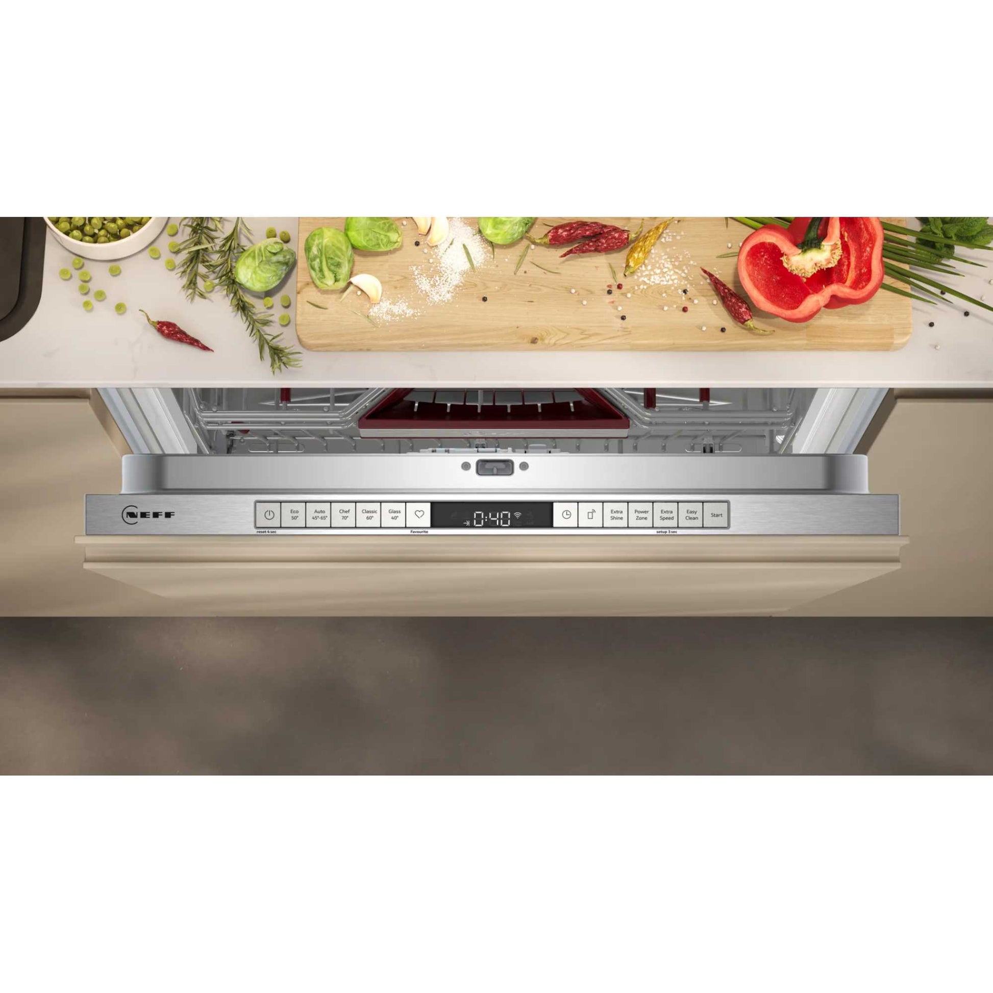NEFF N 70 Fully Integrated Full-Sized Dishwasher - S187ZCX03G