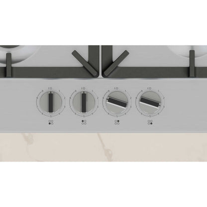 NEFF T26CIH8N0 N70 60cm 4 Burner Gas Hob - Stainless Steel