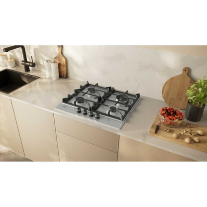 NEFF T26CIH8N0 N70 60cm 4 Burner Gas Hob - Stainless Steel