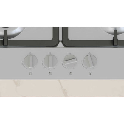 NEFF T26GKH8N0 N50 60cm 4 Burner Gas Hob - Stainless Steel