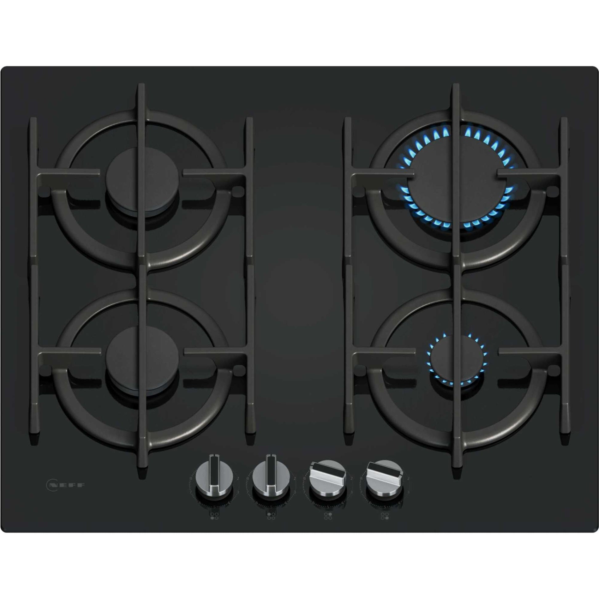 NEFF T26PIP4S0 N70 60cm 4 Burner Gas Hob - Black