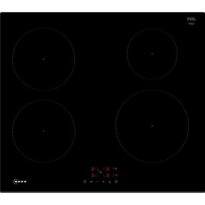 NEFF T36FBE1L0 N30 60cm 4 Burner Hob - Black