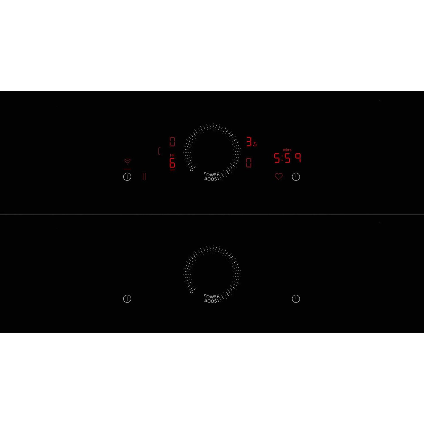 NEFF T56FHS1L0 N 70 60cm 4 Zone Smart Induction Hob - Black