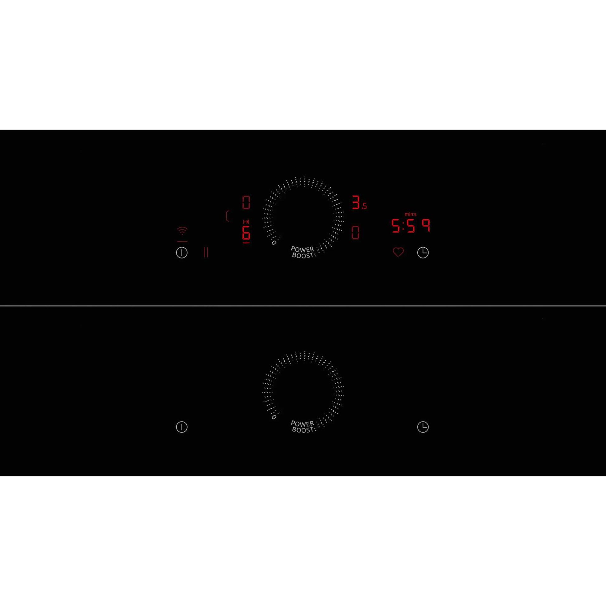 NEFF T56FHS1L0 N 70 60cm 4 Zone Smart Induction Hob - Black