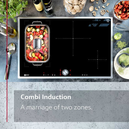 NEFF T58FHW1L0 N70 80cm Smart 5 Burner Hob - Black
