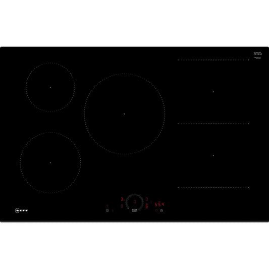 NEFF T58FHW1L0 N70 80cm Smart 5 Burner Hob - Black