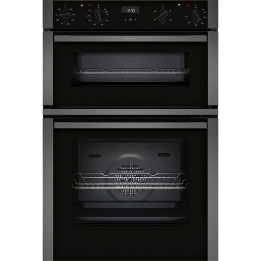 NEFF N 50 U1ACE2AG3B Built-In Double Oven - Graphite Grey