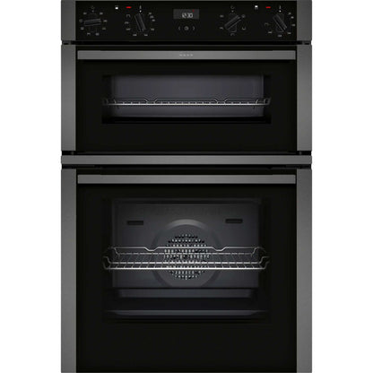 NEFF N 50 U1ACE2AG3B Built-In Double Oven - Graphite Grey