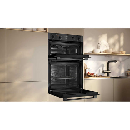NEFF N 50 U1ACE2AG3B Built-In Double Oven - Graphite Grey