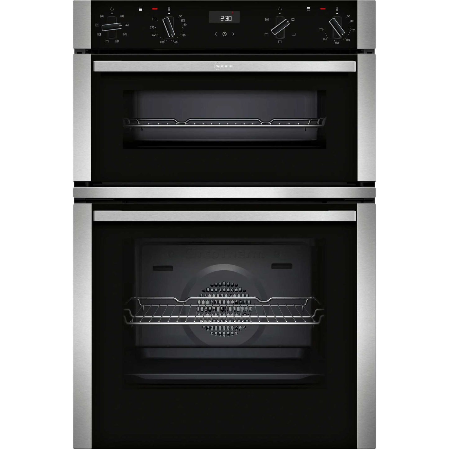 NEFF N 50 U1ACE2AN3B Built-In Double Oven - Stainless Steel