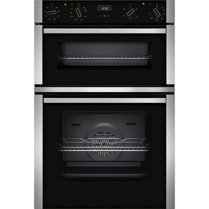 NEFF N 50 U1ACE2AN3B Built-In Double Oven - Stainless Steel