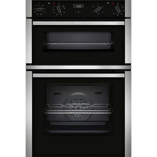 NEFF N 50 U1ACE2AN3B Built-In Double Oven - Stainless Steel