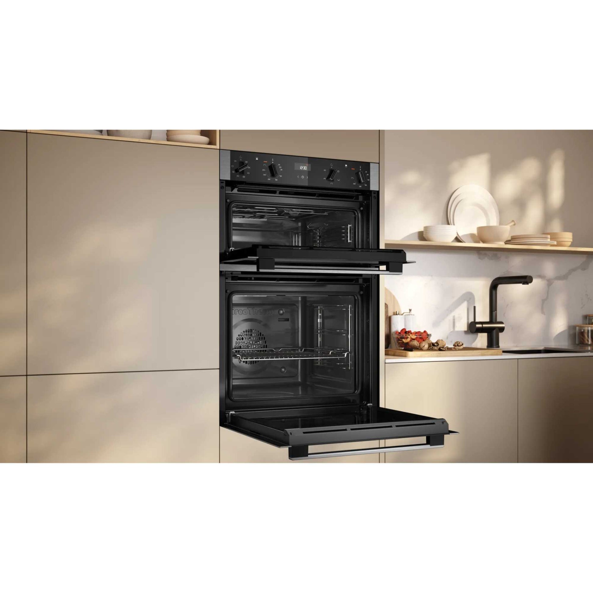 NEFF N 50 U1ACE2AN3B Built-In Double Oven - Stainless Steel