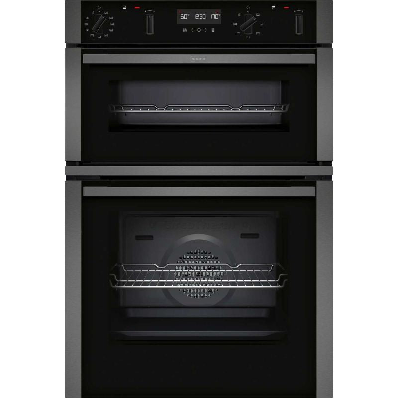 NEFF N 50 U2ACH7AG7B Built-In Smart Double Oven - Graphite Grey