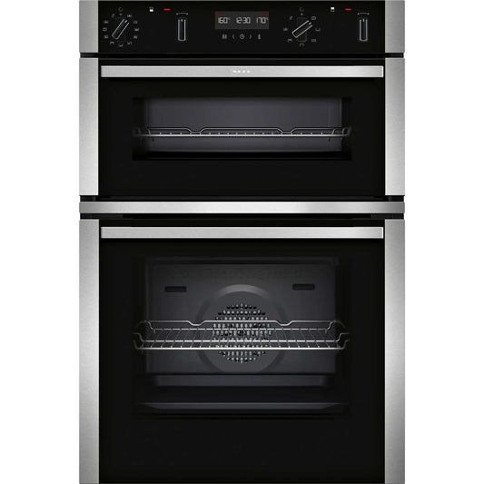 NEFF N 50 U2ACH7AN7B Built-In Smart Double Oven - Stainless Steel