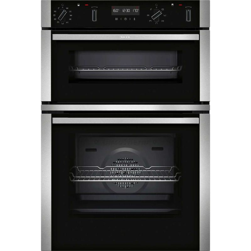 NEFF N 50 U2ACH7AN7B Built-In Smart Double Oven - Stainless Steel