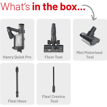 Henry Quick Pro Cordless Vacuum Cleaner - HEN100PRO