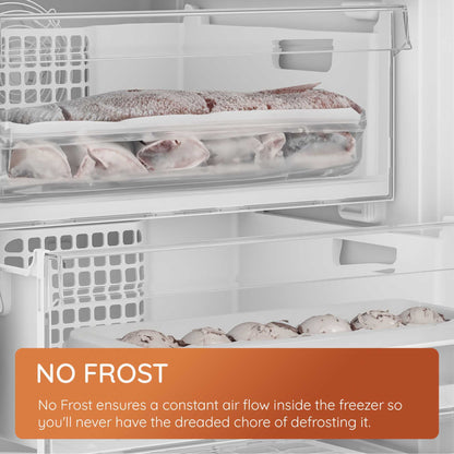 Hotpoint Fridge Freezer 50/50 No Frost - Silver - HPKH 1261 S4UK