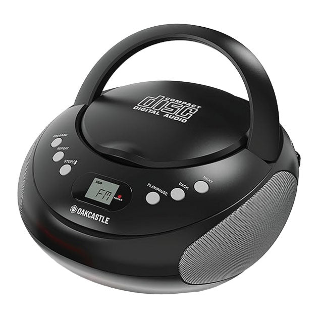 Bluetooth Boombox With Fm Radio &Cd Player Black