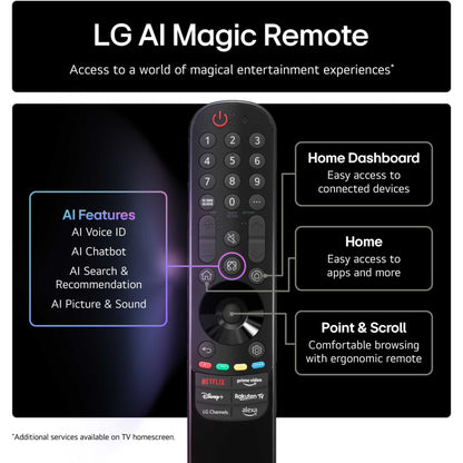 LG C54LA 42" 4K HDR Smart webOS TV with AI Concierge - OLED42C54LA