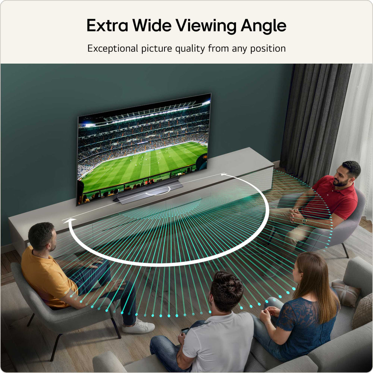 LG C66LB 48" 4K Ultra HD OLED HDR evo AI Smart TV - 48C66LB