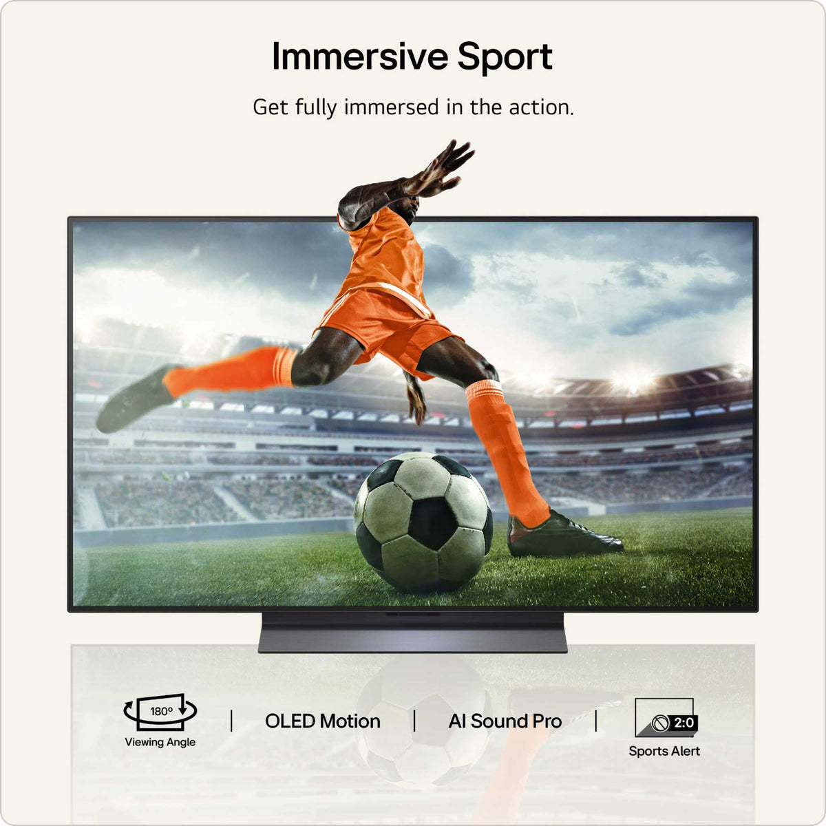 LG C66LB 48" 4K Ultra HD OLED HDR evo AI Smart TV - 48C66LB