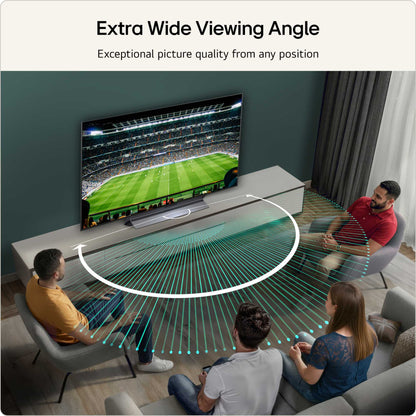 LG C66LB 55" 4K Ultra HD OLED HDR evo AI Smart TV - 55C66LB