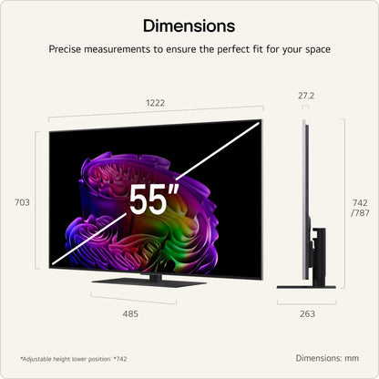 LG Evo AI G66 55" 4K Ultra Hd OLED 120Hz Smart TV - OLED55G66LS