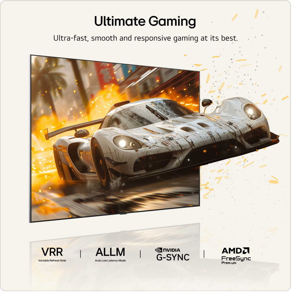 LG Evo AI G66 55" 4K Ultra Hd OLED 120Hz Smart TV - OLED55G66LS