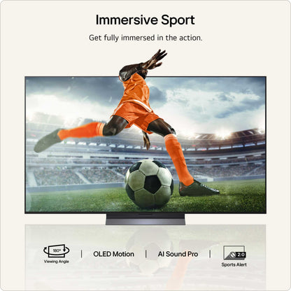 LG C66LB 65" 4K Ultra HD OLED HDR evo AI Smart TV - 65C66LB