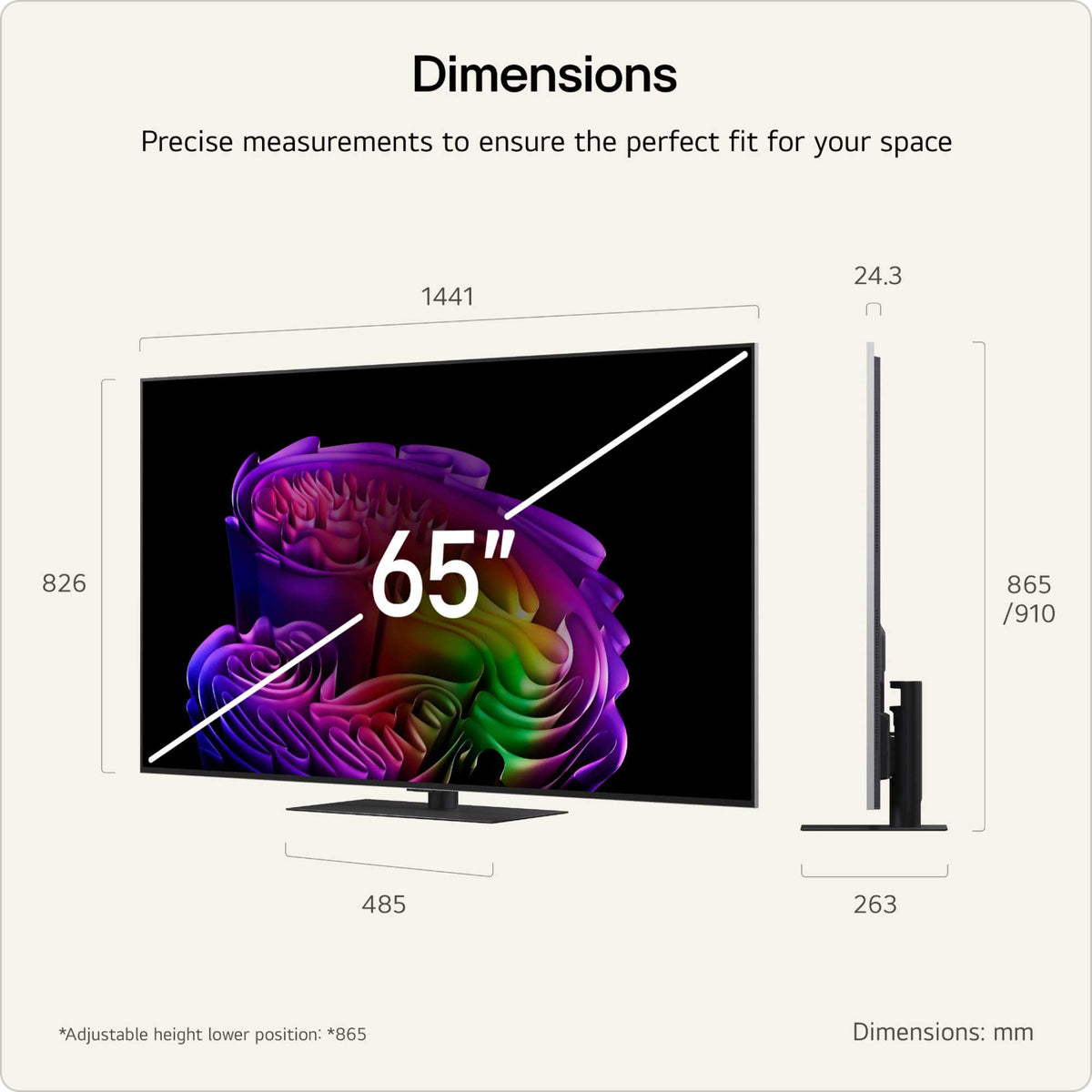 LG Evo AI G66 65" 4K Ultra Hd OLED 120Hz Smart TV - OLED65G66LS