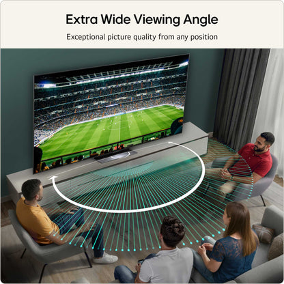 LG C66LB 83" 4K Ultra HD OLED HDR evo AI Smart TV - 83C66LB