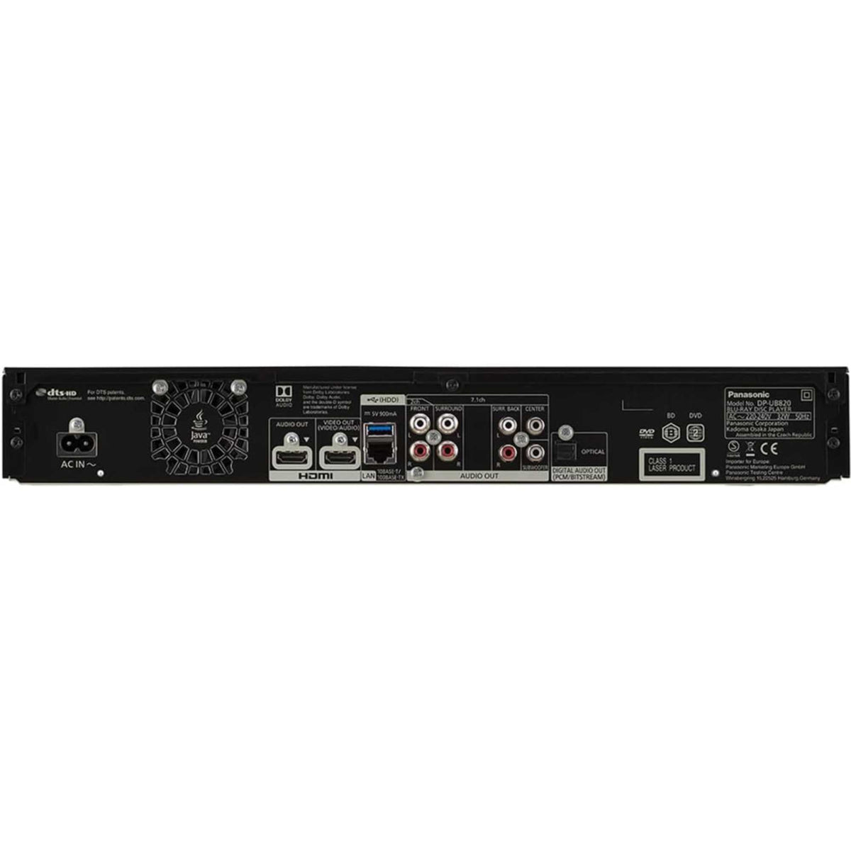 Panasonic DP-UB820AB HCX UHD Blu-ray Player