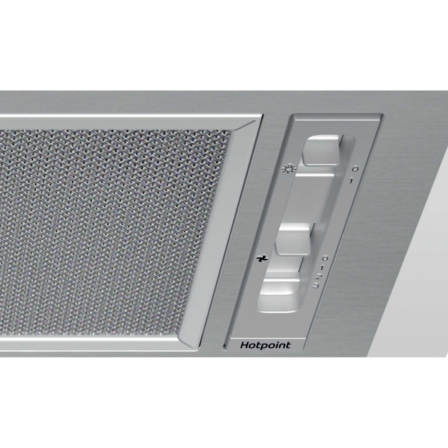 Hotpoint PCT 64 F L SS 60cm Canopy Cooker Hood