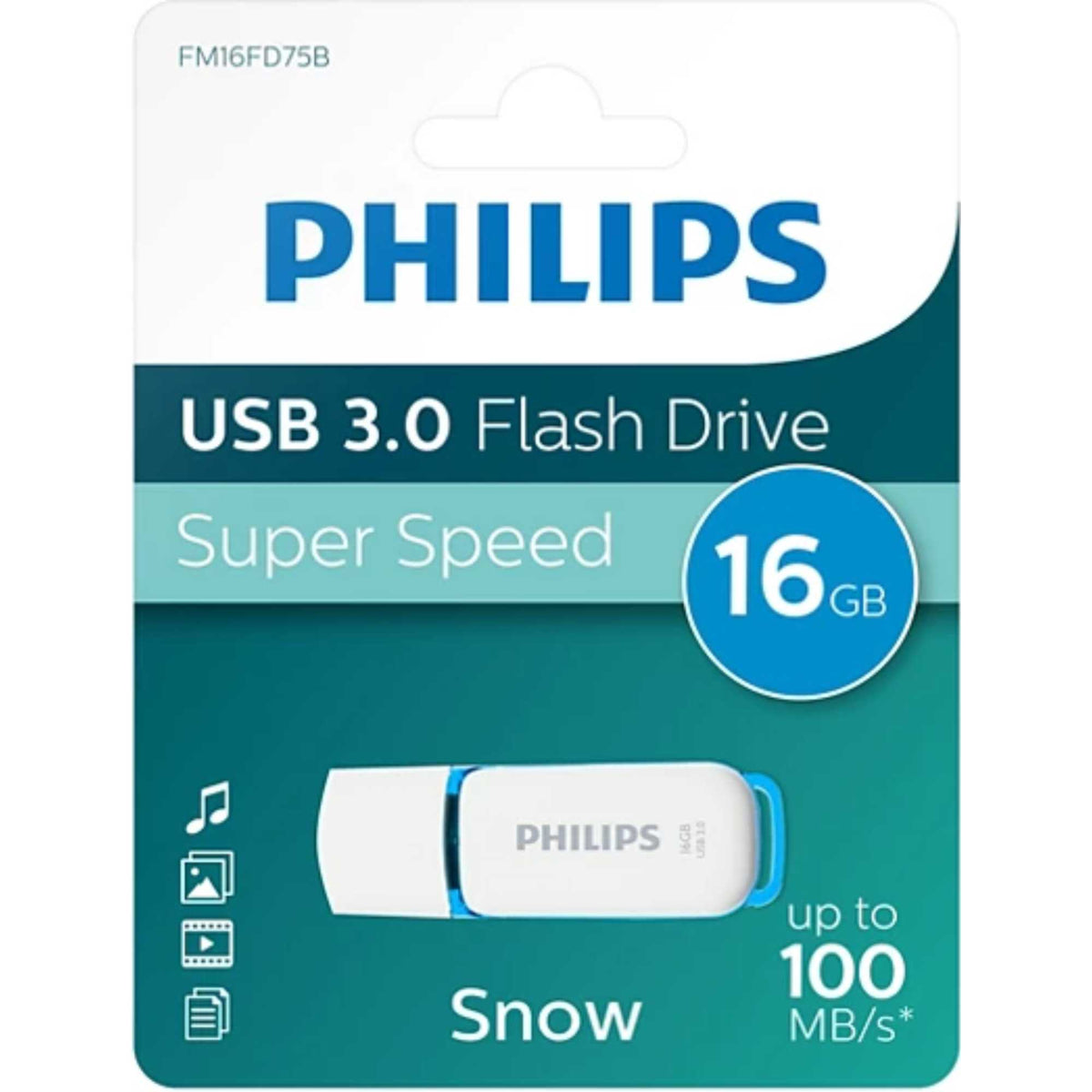 Philips FM16FD75B USB 3.0 16GB Snow Edition Blue