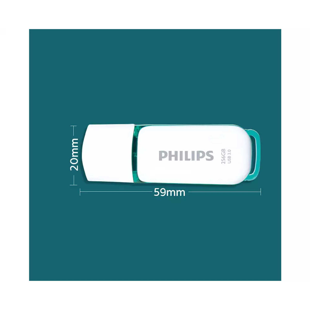 Philips FM25FD75B 256GB USB 3.0 Flash Drive - Snow Edition Green