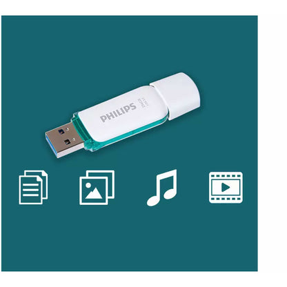 Philips FM25FD75B 256GB USB 3.0 Flash Drive - Snow Edition Green