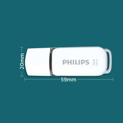 Philips FM32FD75B USB 3.0 32GB Flash Drive - Snow Edition