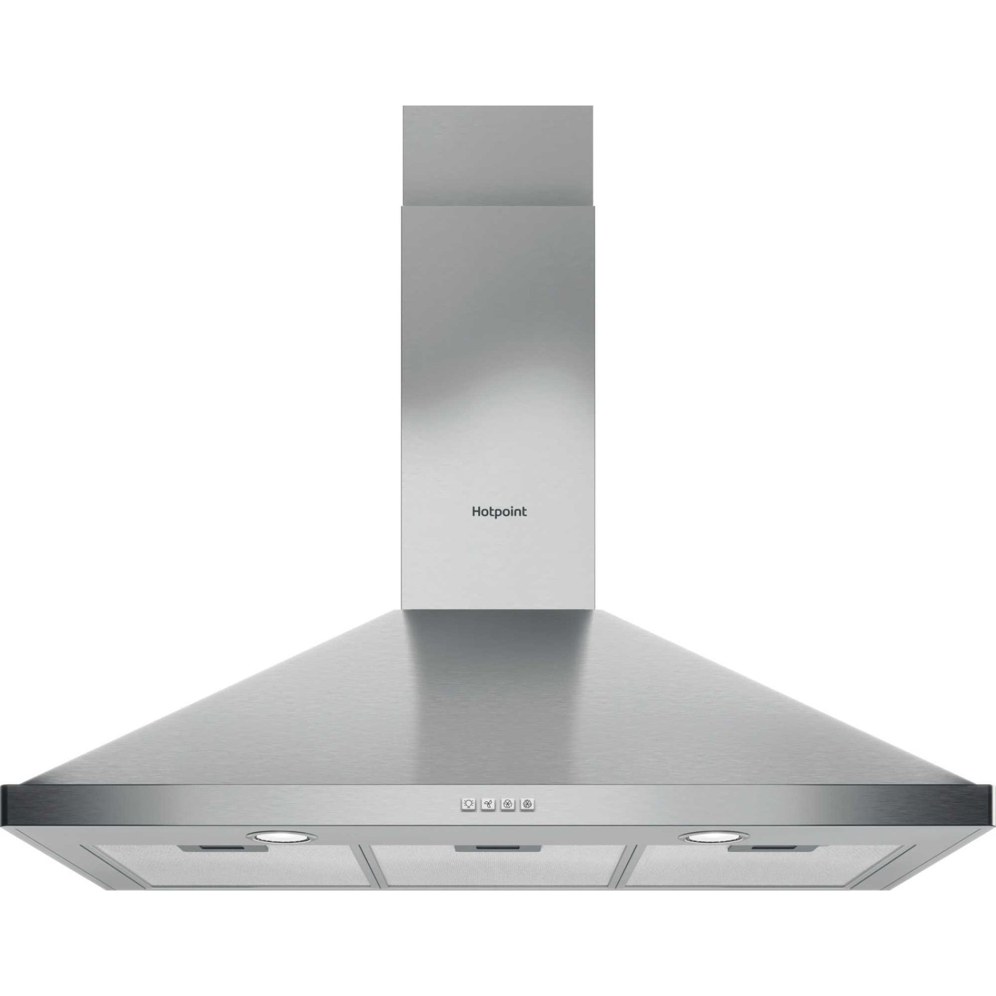 Hotpoint PHPN9.5FLMX/1 90cm Chimney Pyramid Cooker Hood - Stainless Steel