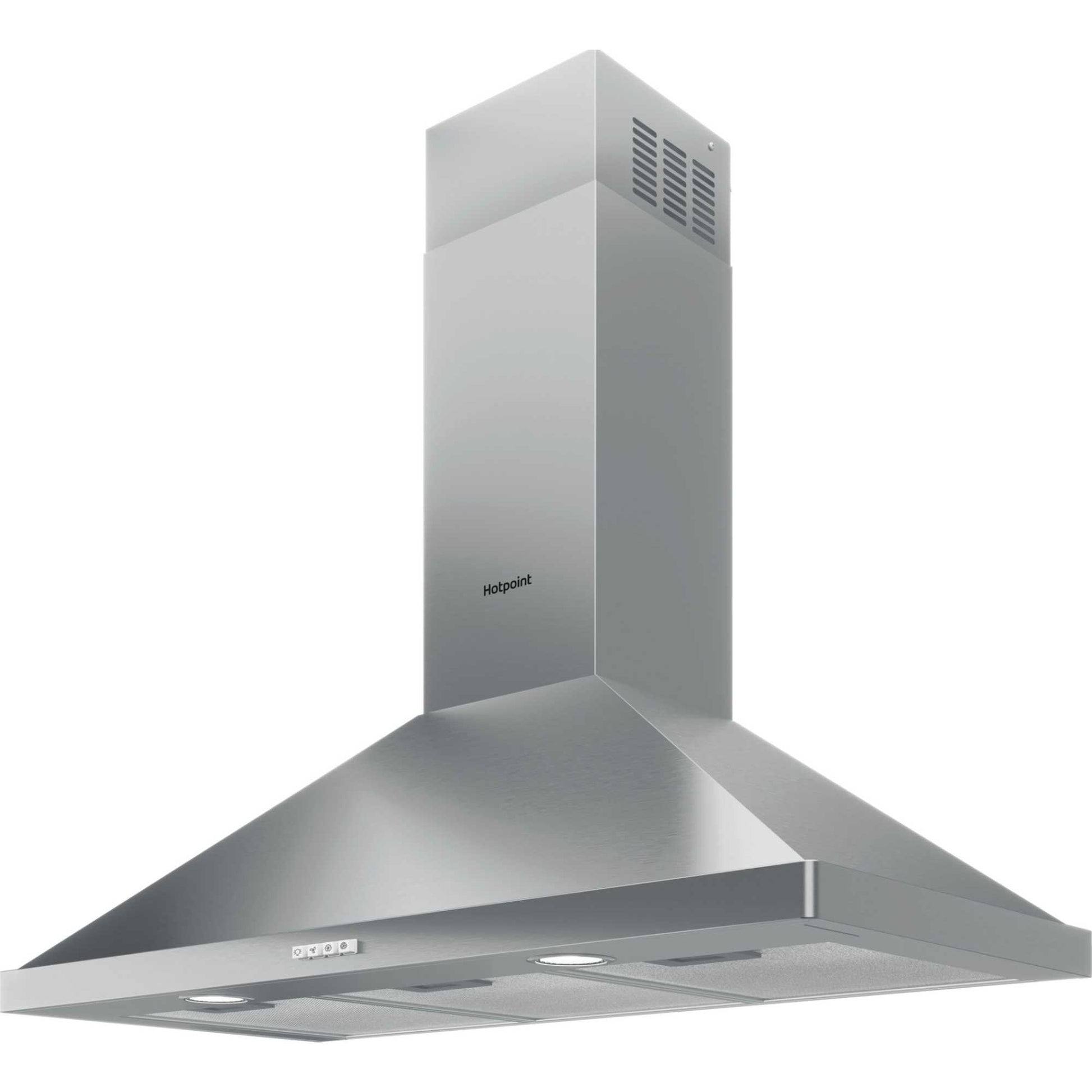 Hotpoint PHPN9.5FLMX/1 90cm Chimney Pyramid Cooker Hood - Stainless Steel