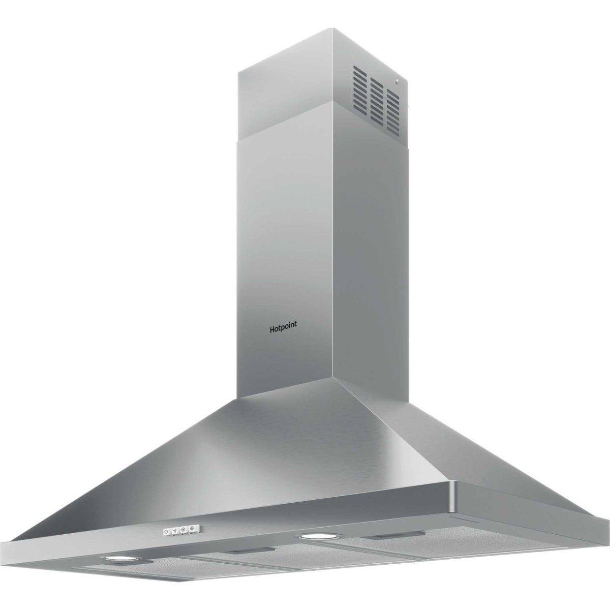 Hotpoint PHPN9.5FLMX/1 90cm Chimney Pyramid Cooker Hood - Stainless Steel