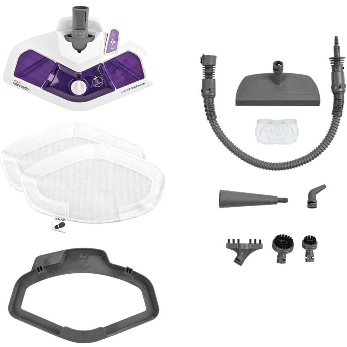 POLTI Vaporetto SV440 Double Steam Mop with Handheld Cleaner 11 Accessories