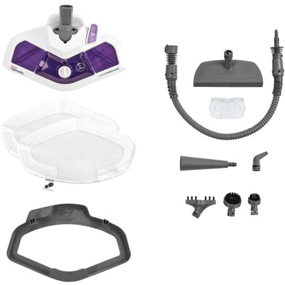 POLTI Vaporetto SV440 Double Steam Mop with Handheld Cleaner 11 Accessories