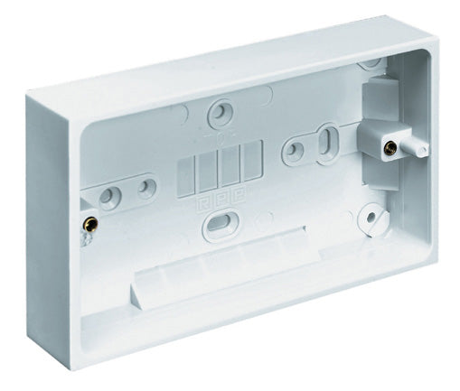 29MM DEEP TWIN SURFACE MOUNTING BOX