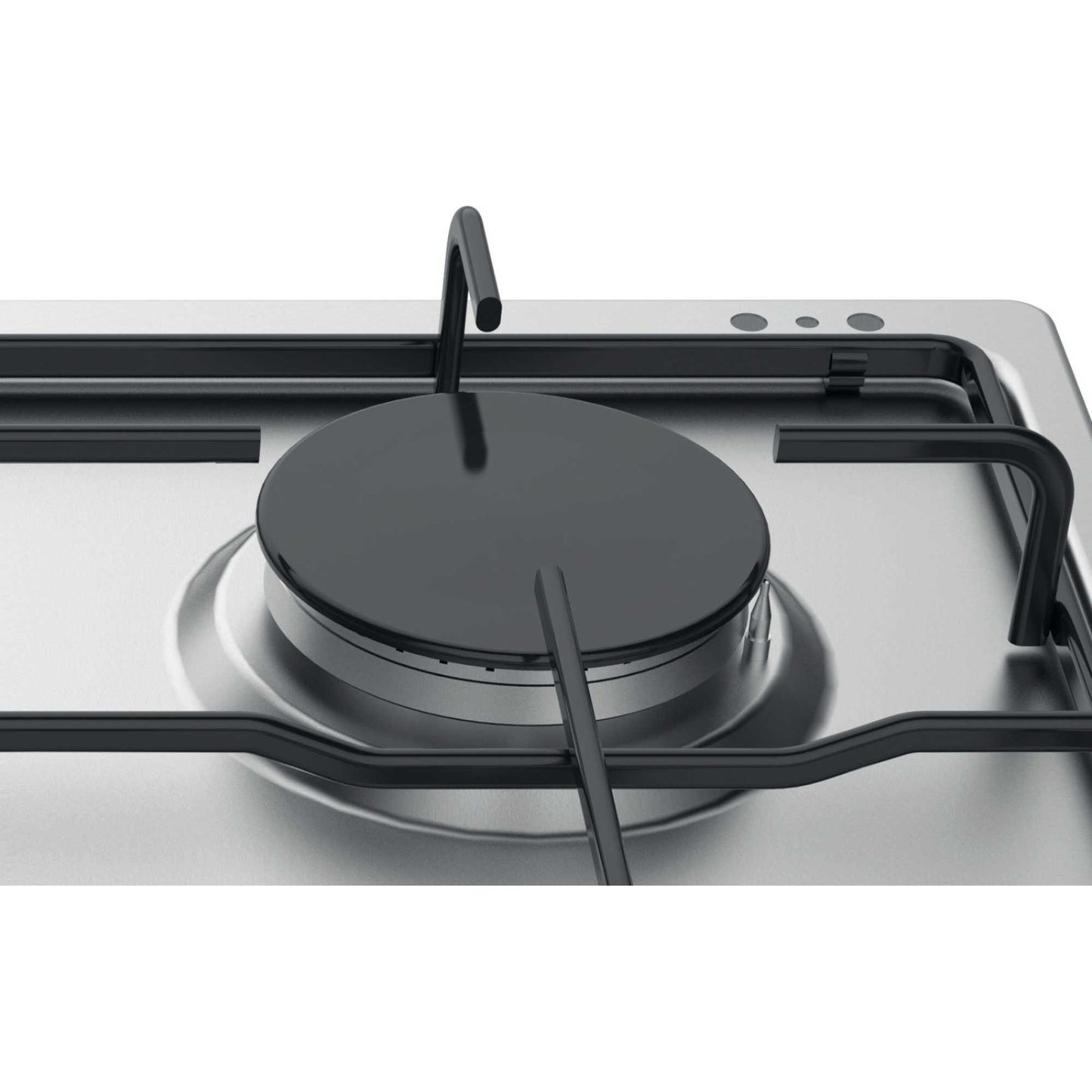 Hotpoint PPH 60P F IX UK 60cm 4 Burner Gas Hob - Silver