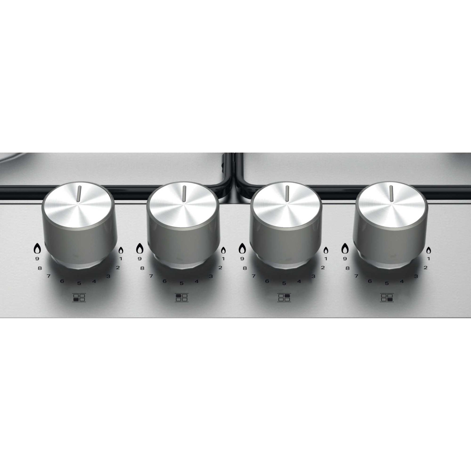 Hotpoint PPH 60P F IX UK 60cm 4 Burner Gas Hob - Silver