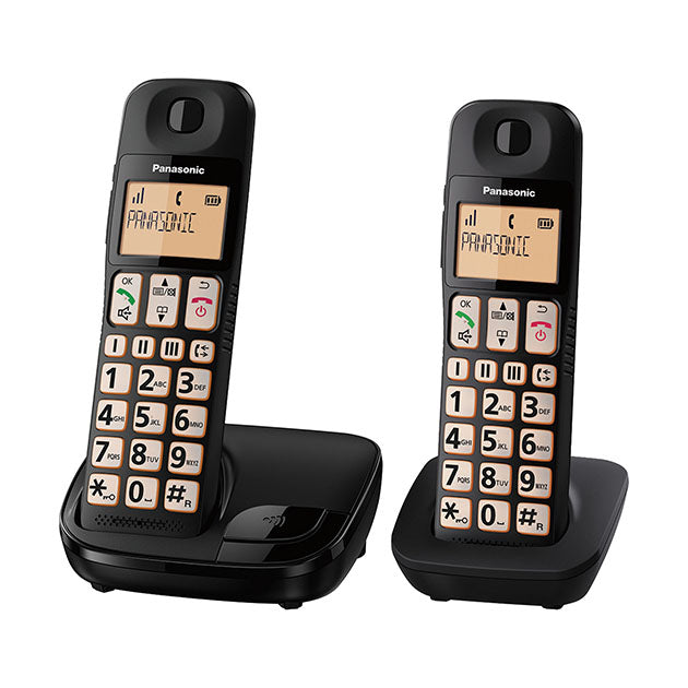 Twin Big Button Cordless DECT Phone With Illuminat