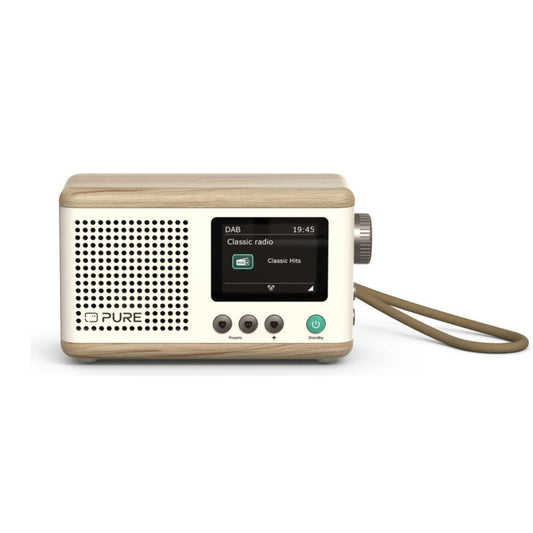 Pure Classic Mini Portable Digital Radio - White