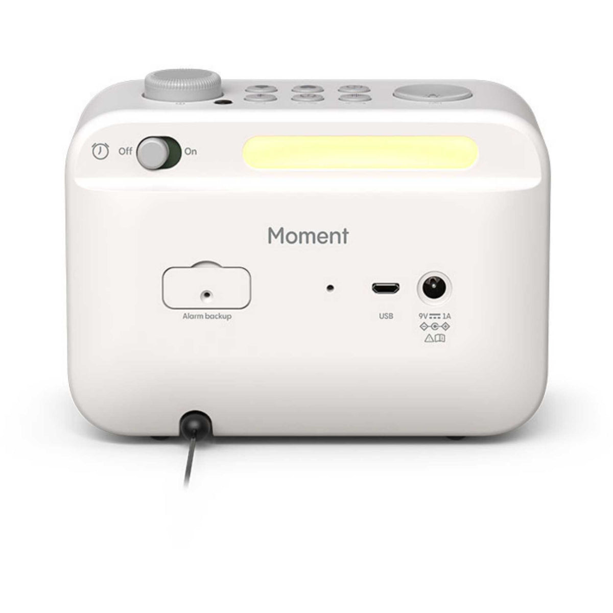 Pure MOMENT Alarm Clock Radio with DAB+ & Bluetooth - White